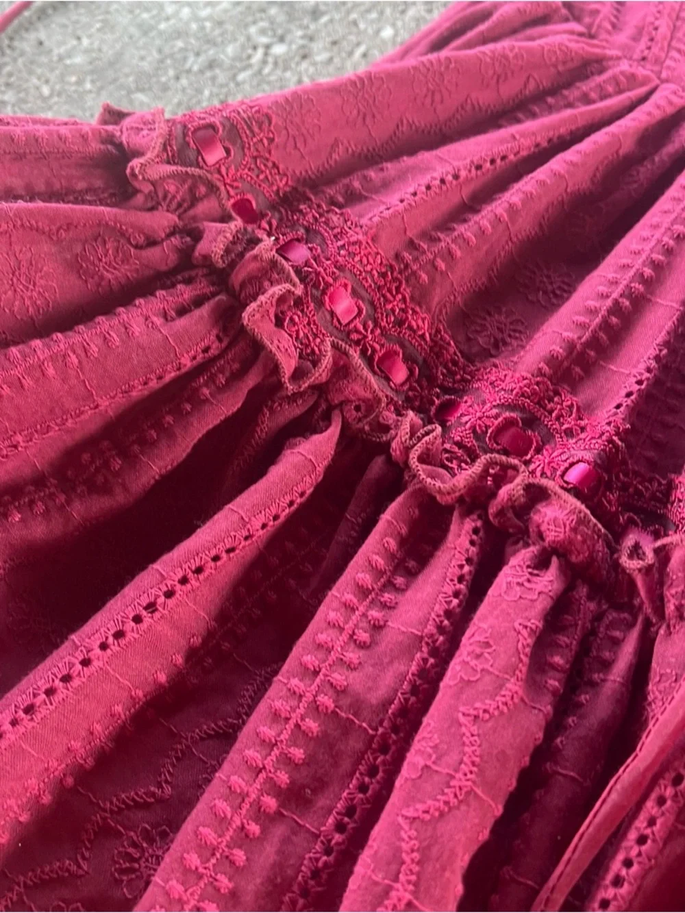 Fae Dress in Garnet - Picture 4 of 12